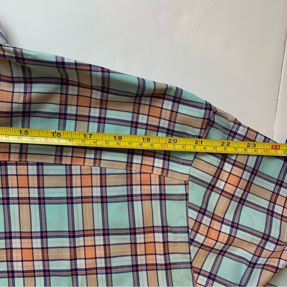 JoS A Banks Travelers Collection Plaid Button Up Dress Shirt - Picture 10 of 15